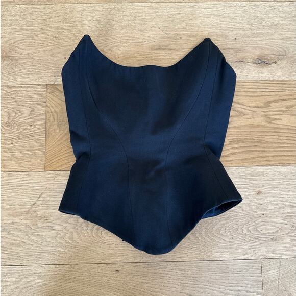 Mother of All - Nemesis Strapless Corset Top in Black - Picture 1 of 6